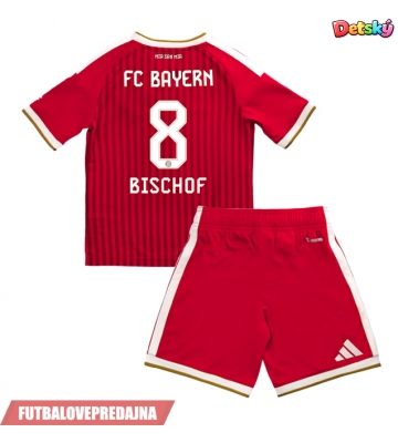 Lacne Dětský Futbalové dres Bayern Munich Tom Bischof #8 2026-27 Krátky Rukáv - Domáci (+ trenírky)